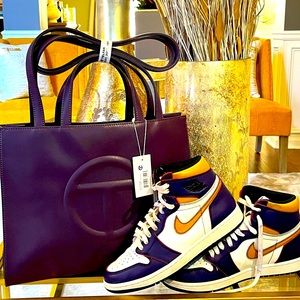 Authentic NWT Medium Eggplant 🍆 Telfar Shopping Bag